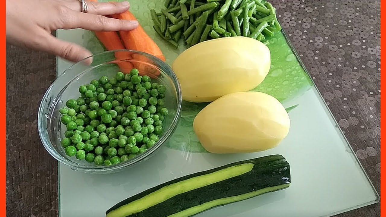 cocinar verduras en olla a presion