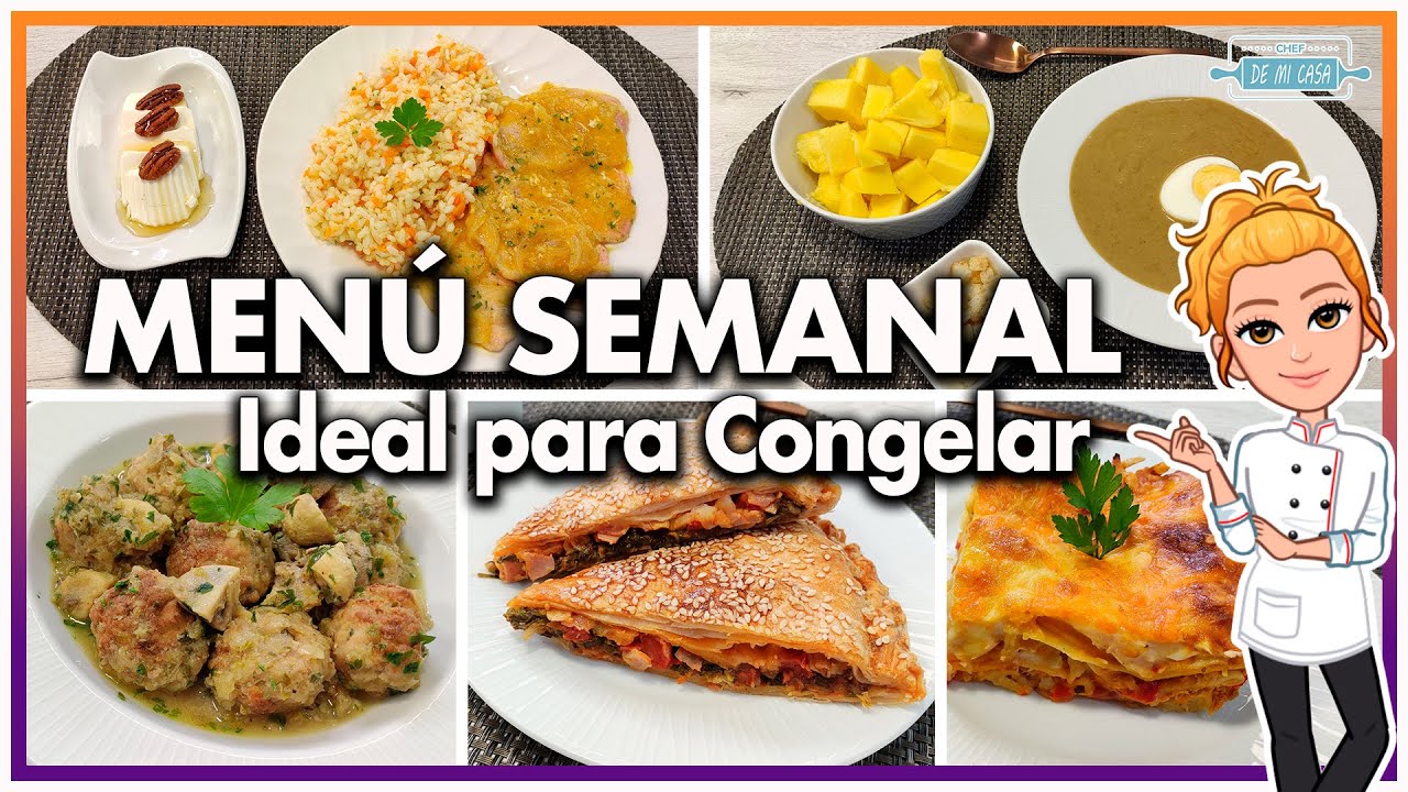 comidas caseras que se puedan congelar