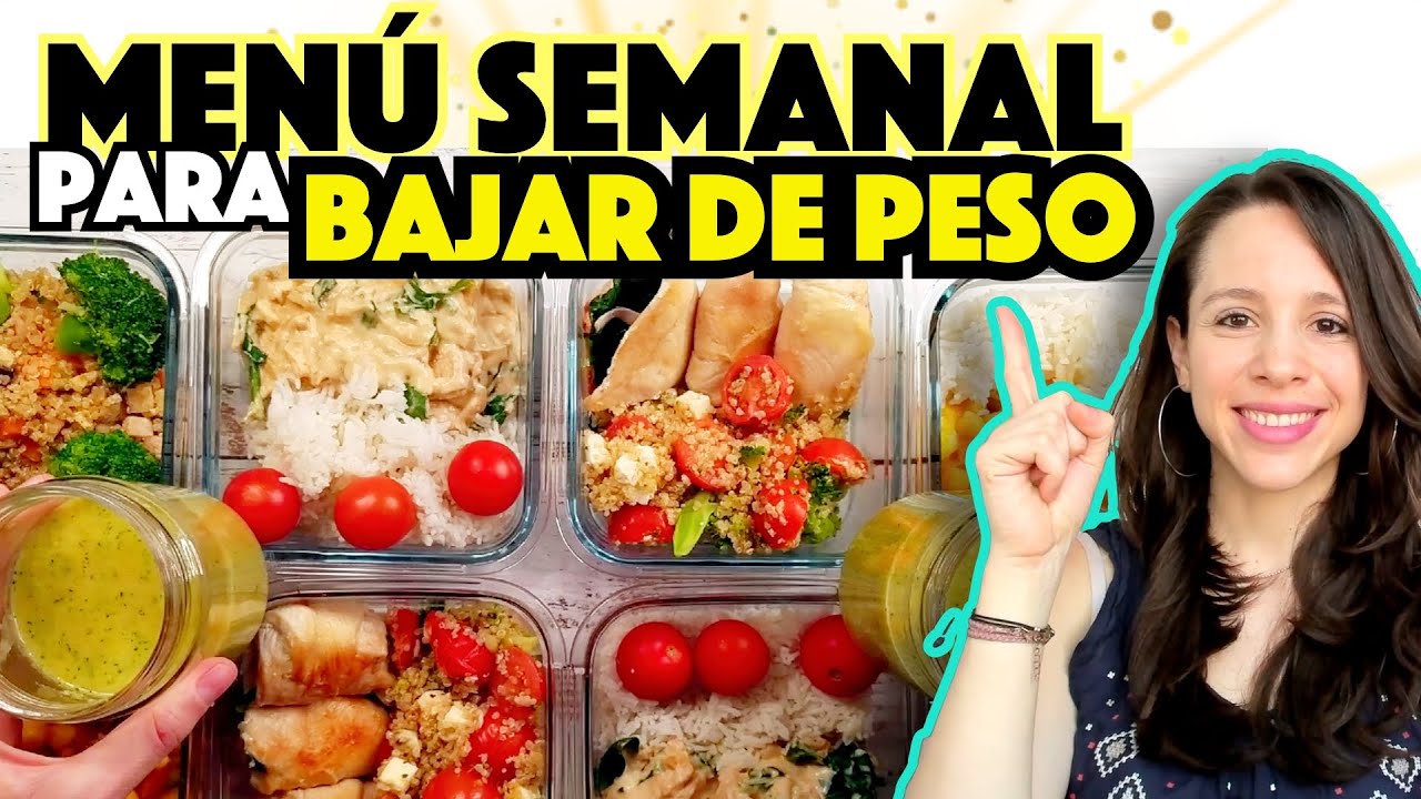comidas saludables para bajar de peso en una semana