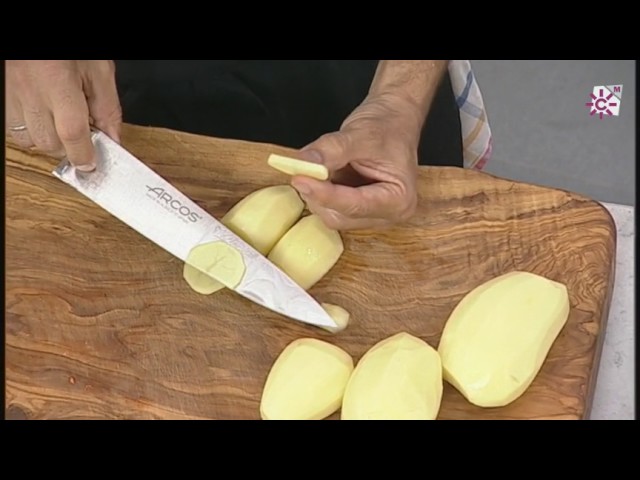 como cortar la patata para tortilla