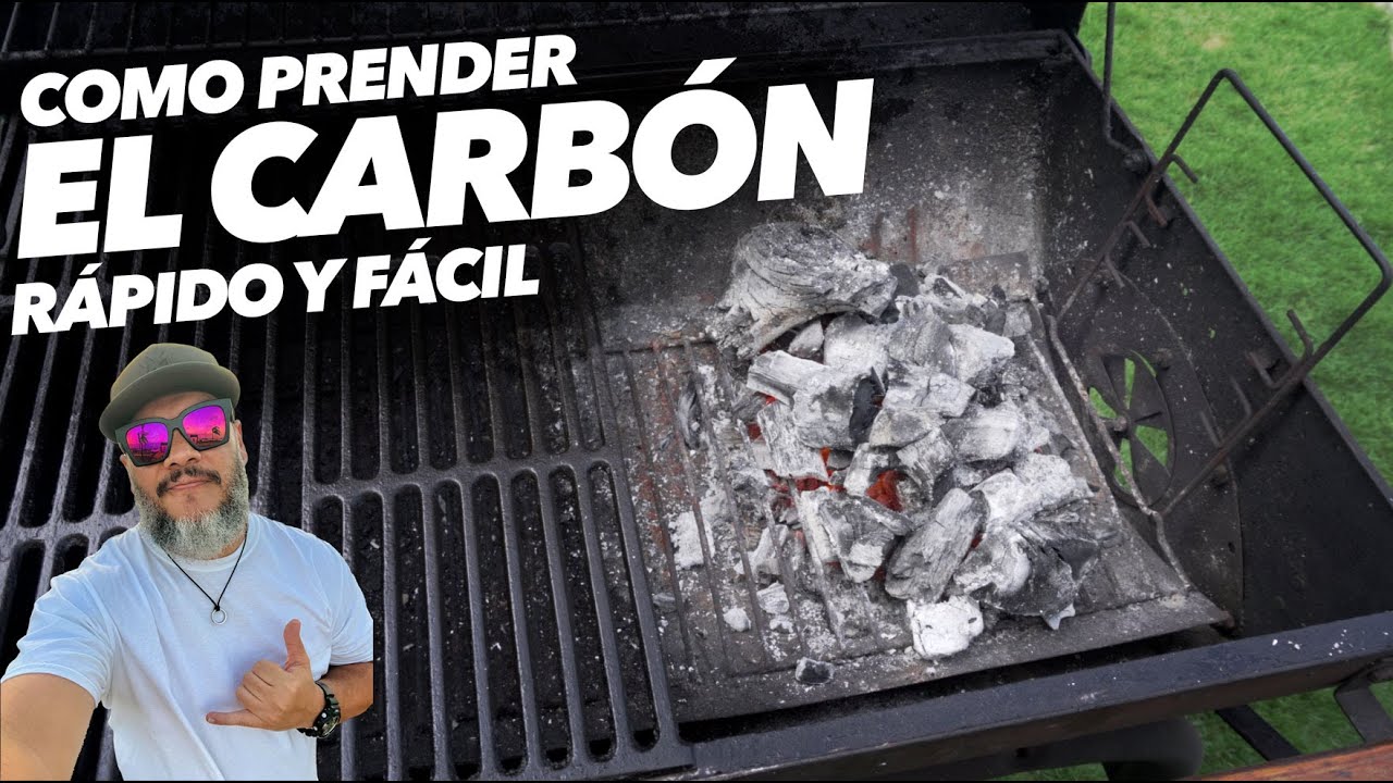 como encender una barbacoa con carbon