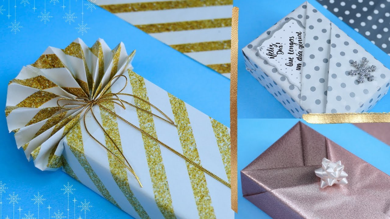 como envolver un regalo sin caja