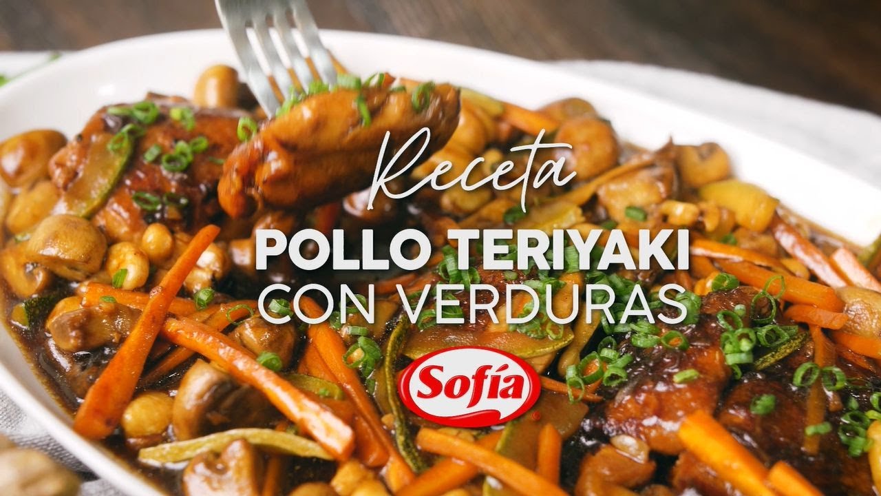 como se hace el pollo teriyaki con verduras