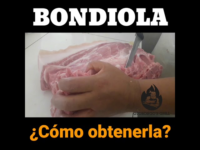 como se llama la bondiola de cerdo en españa