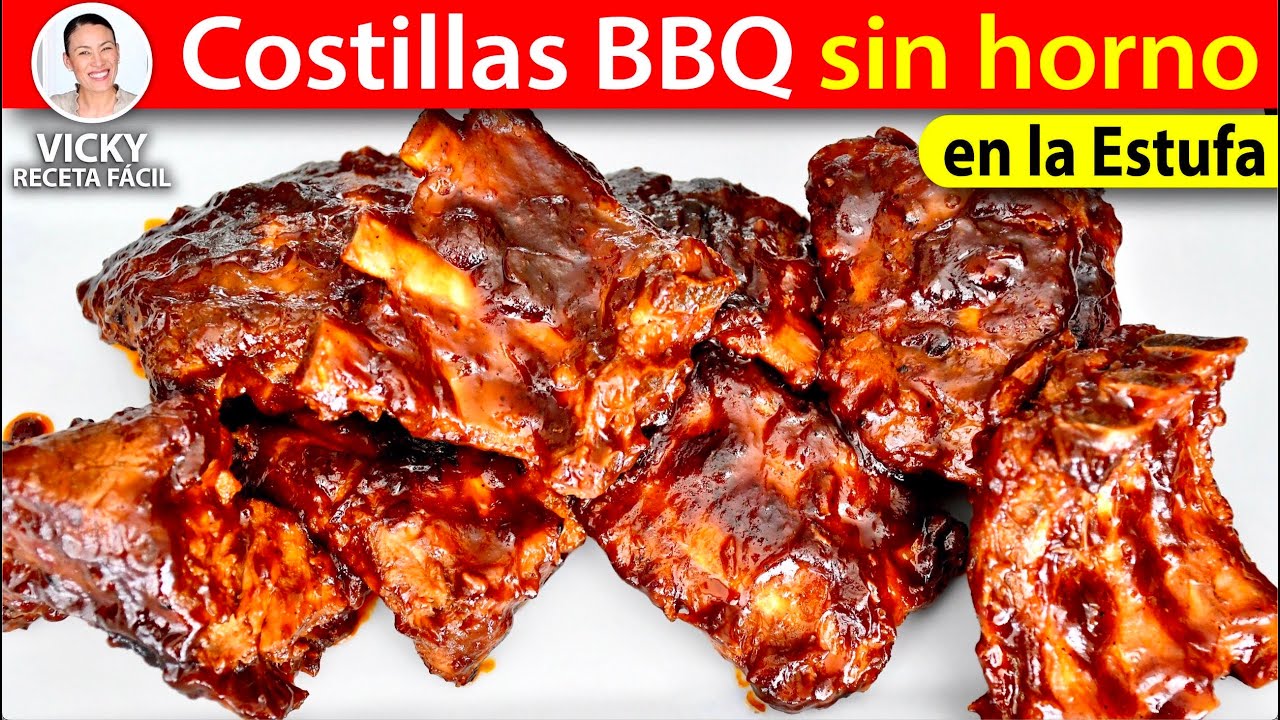 costillas a la bbq sin horno