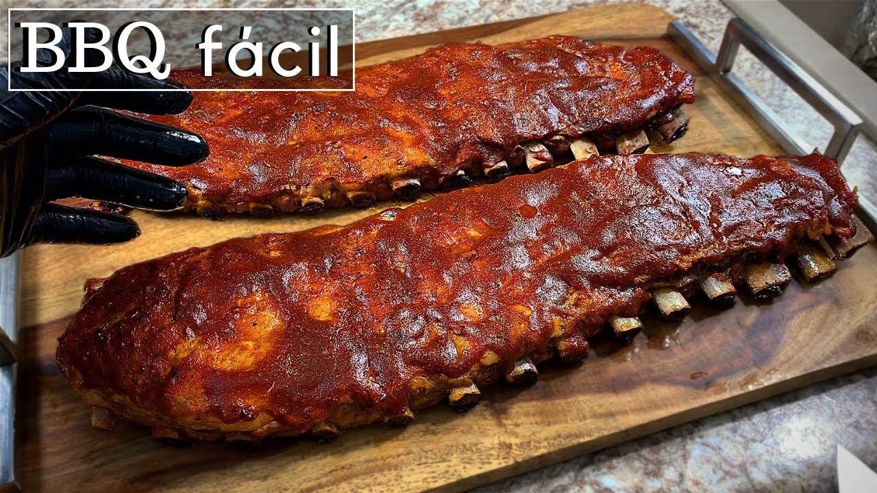 costillas de cerdo al horno bbq