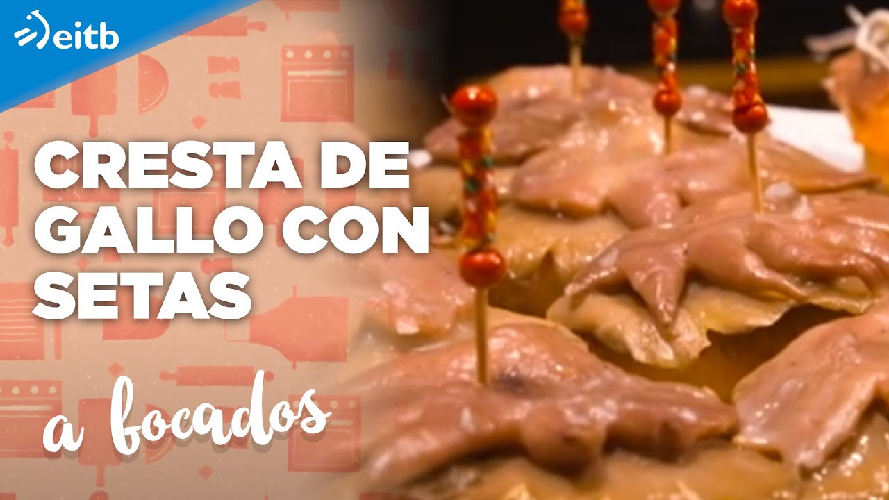 crestas de gallo a la plancha