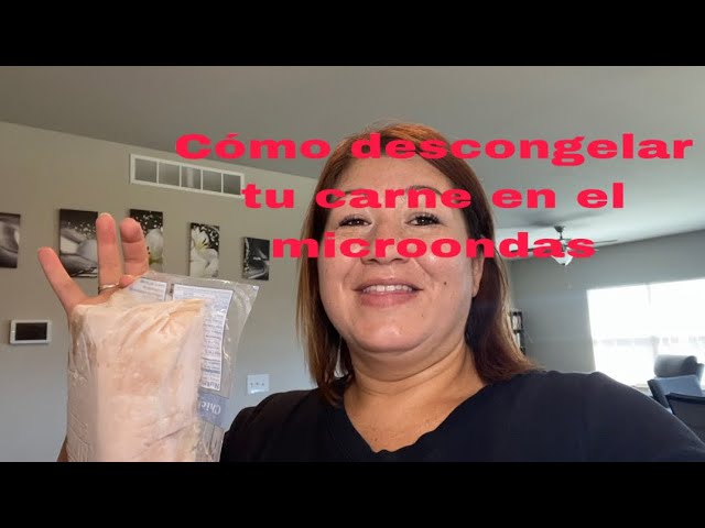 cuanto tiempo para descongelar pollo en microondas