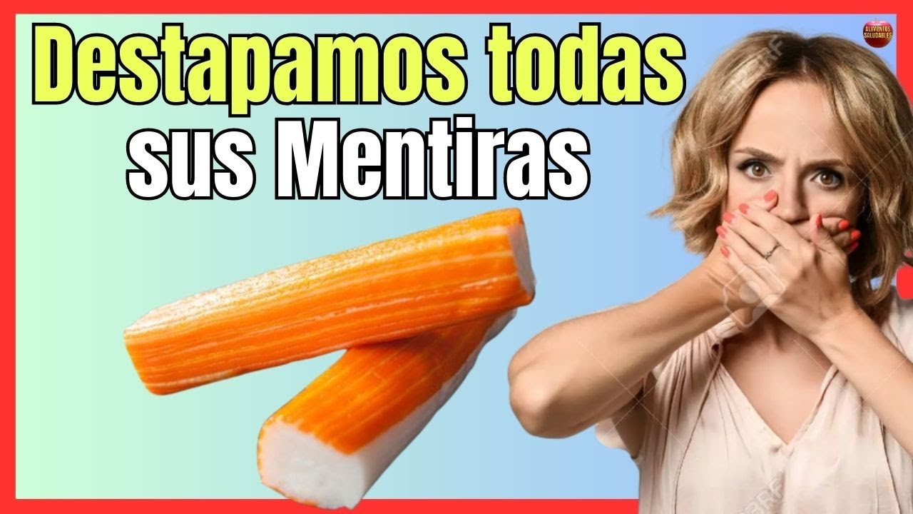 diferencia entre surimi y palitos de cangrejo