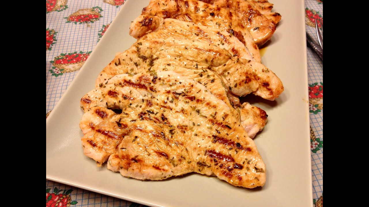 filetes de pavo a la plancha