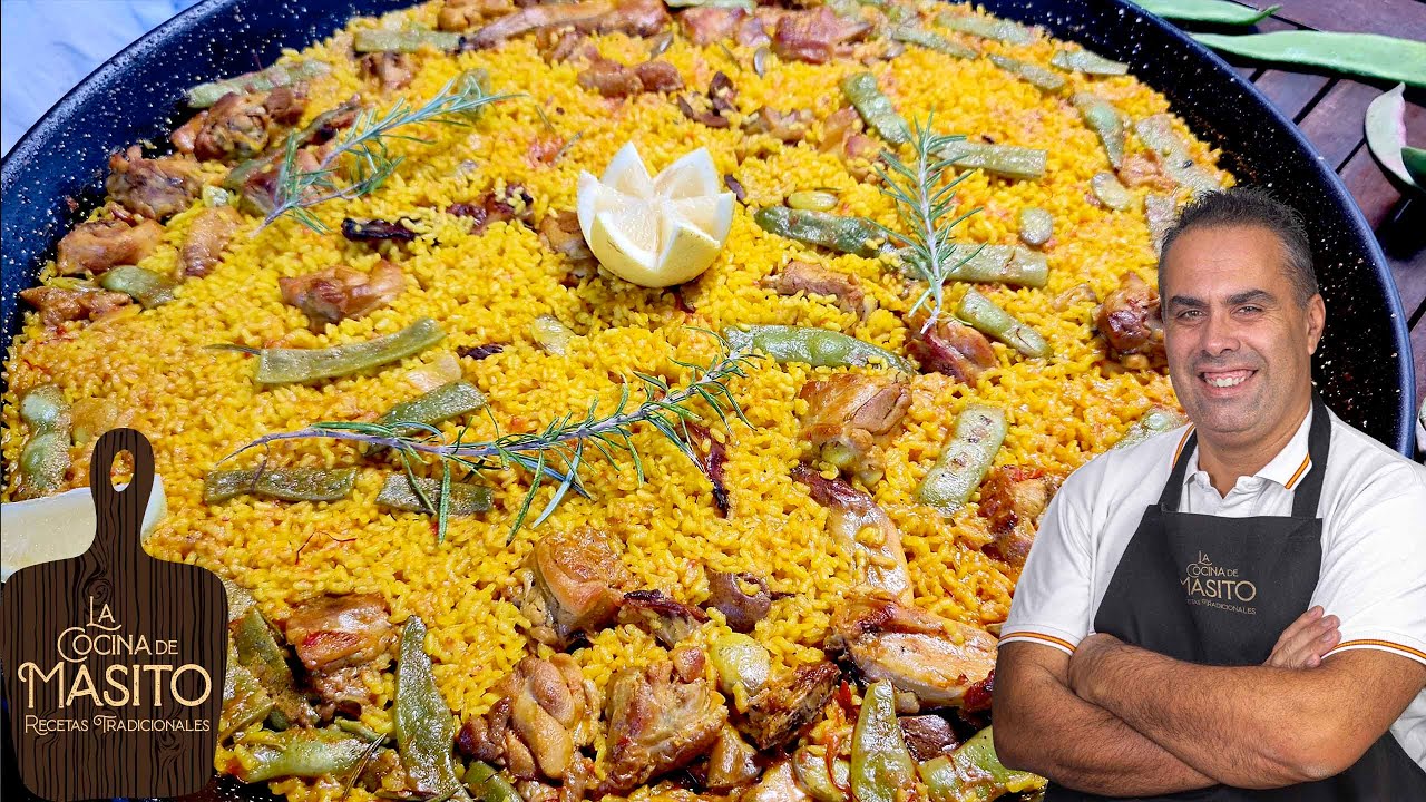 ingredientes paella valenciana para 20 personas