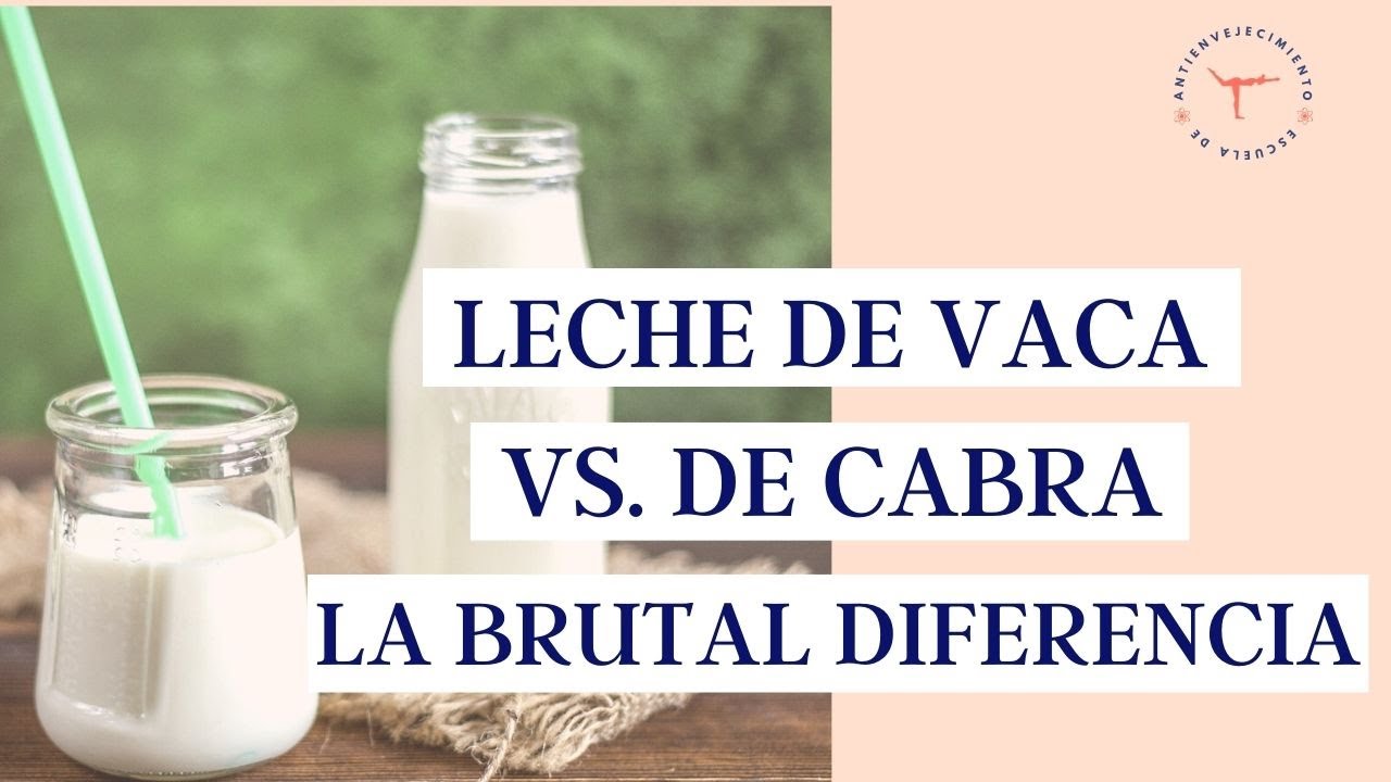 leche de cabra o de vaca