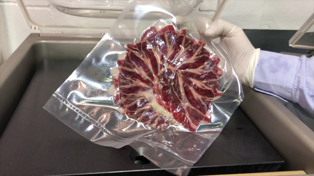 lonchear y envasar al vacio jamon