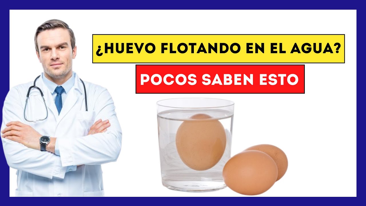los huevos flotan en el agua