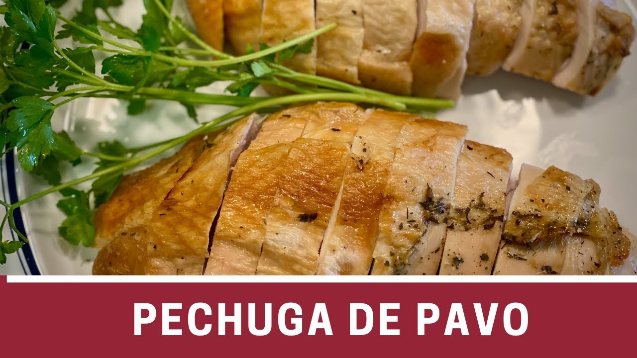 pechuga de pavo al horno jugosa
