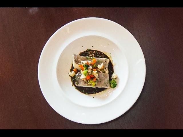 salsa de ajo negro para pescado