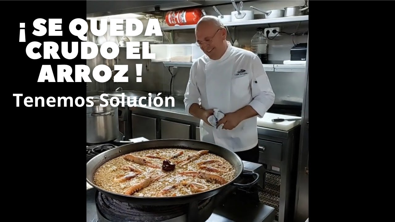 se me pega el arroz en la paella