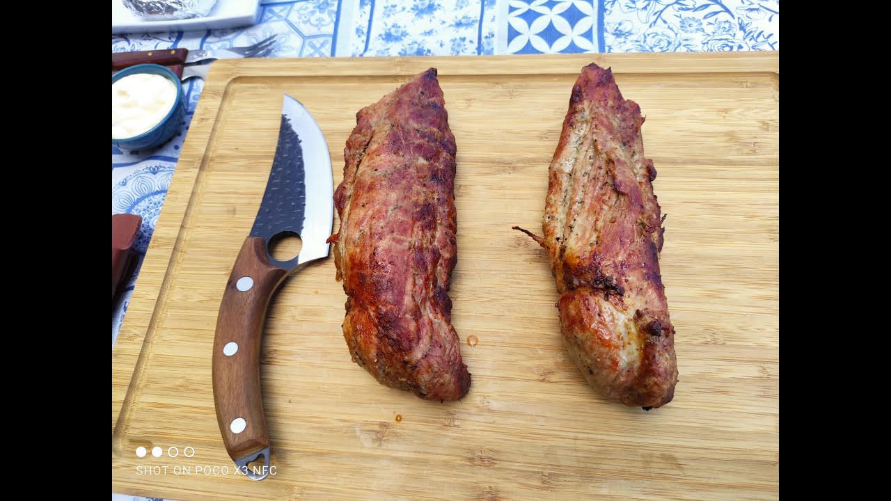 solomillo de cerdo a la brasa