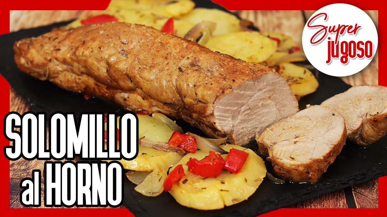 solomillo de cerdo al horno en salsa