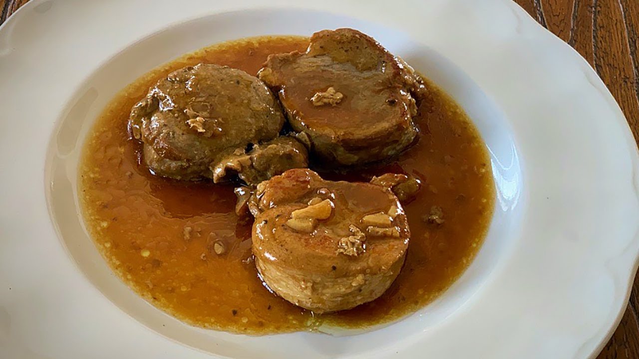 solomillo de cerdo con soja y miel