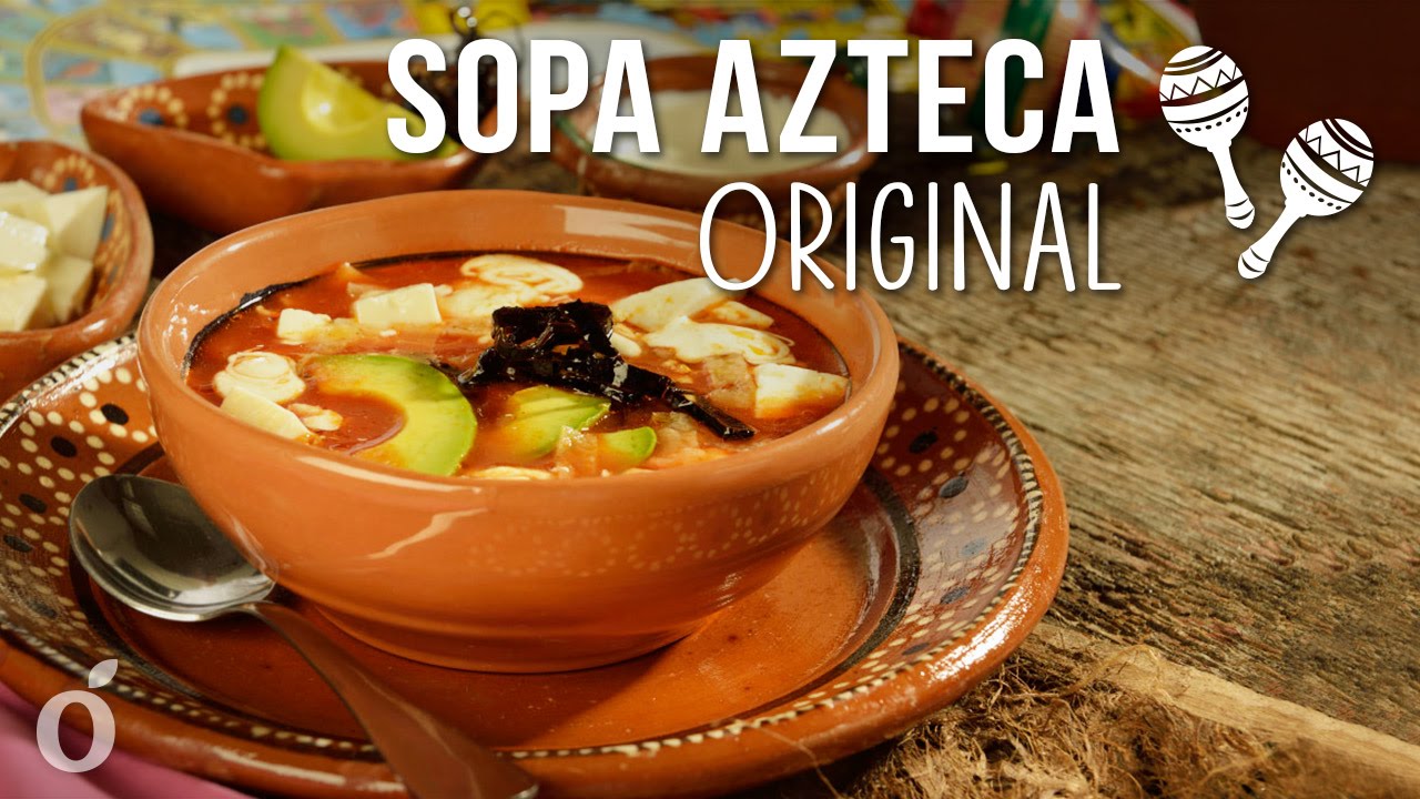 sopa a base de maíz tradicional de méxico